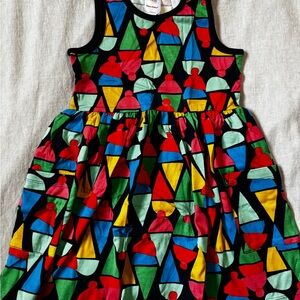 Hanna Andersson Sleeveless IceCream Cone Print Dress with Pockets, NWOT